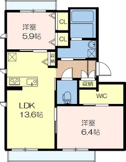 Eterno【1階】の間取り