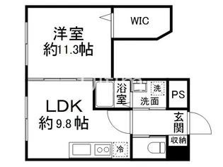 第8パールハイツ安井【4階】の間取り