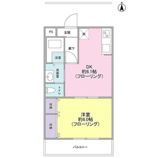ガーデンハイツ【2階】の間取り
