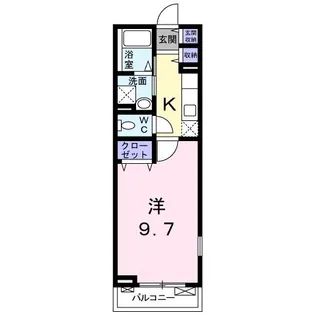 メゾン ド ソレイユ【2階】の間取り