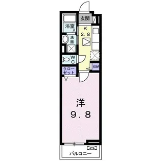 ウィステリア【2階】の間取り
