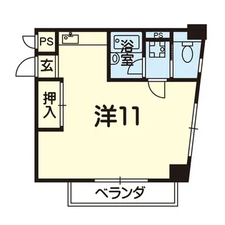 池田第二ビル【2階】の間取り