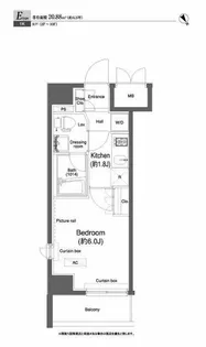 プラウドフラット小石川【7階】の間取り