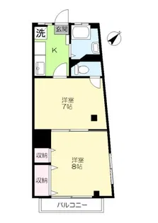 マンション美和【3階】の間取り
