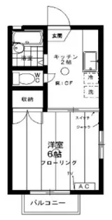 パークサイドシャトレWS B棟【2階】の間取り