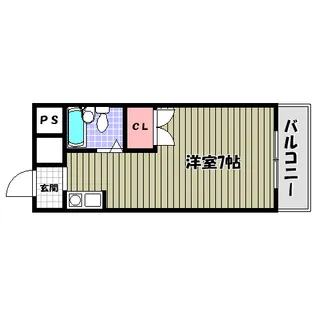 エレガンス北野田【3階】の間取り