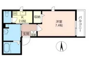 ラ・ルーチェ S【2階】の間取り