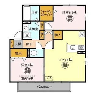 サイプレス ABC【2階】の間取り