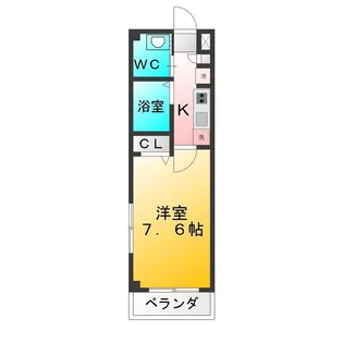 ペアパレス井草【2階】の間取り