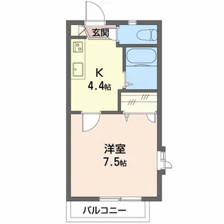 フレグランスしん【2階】の間取り
