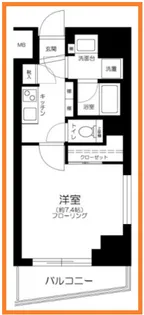 L-Flat三田【5階】の間取り