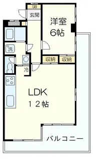 レックスアシヤ【3階】の間取り
