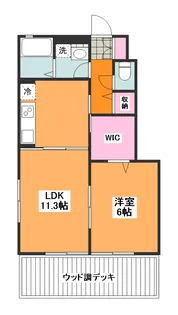 サン・フローラI【1階】の間取り