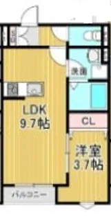 La-Crea LKS【1階】の間取り