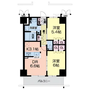 ESPERANZA【5階】の間取り