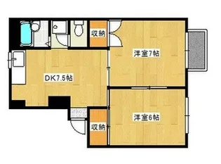 グリーンパーク根岸B棟【3階】の間取り