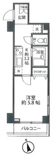 レジデンス常盤台【3階】の間取り