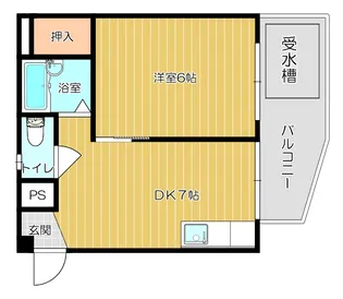 前畑ハイツ【1階】の間取り