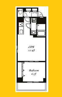 Flat. K 白楽【6階】の間取り