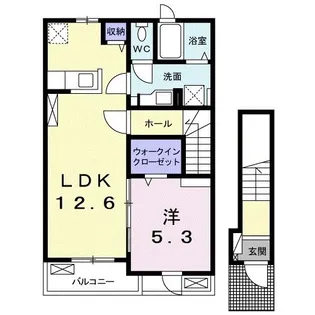 ハピネス Sugiura【2階】の間取り