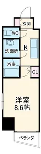エルスタンザ徳川【6階】の間取り