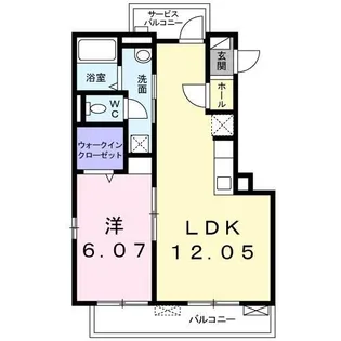 ブリーロ【2階】の間取り