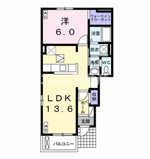 エスポワール光【1階】の間取り