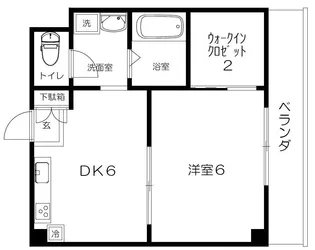ケープビル【4階】の間取り