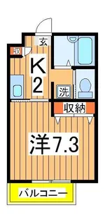 コンフォートビレッジ南流山【2階】の間取り