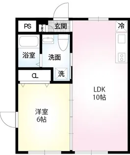秀マンション【2階】の間取り