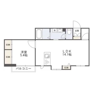 シャーメゾンSUMON【3階】の間取り