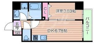 ドゥエリング上新庄【1階】の間取り