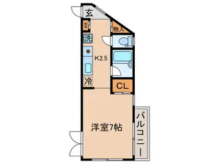 モアイ経堂アナケナ【1階】の間取り