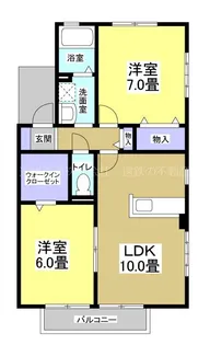 ガーデンスクエアII【2階】の間取り
