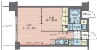 プレジオ川口ASIAN【6階】の間取り