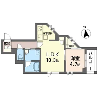 フォレスト【1階】の間取り