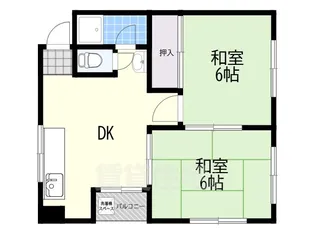 中野マンション【4階】の間取り