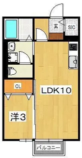 ハイムシャルマン【2階】の間取り