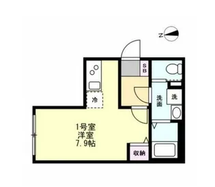 ベイルームルナ橋本【2階】の間取り