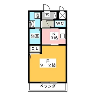 M’sメゾン【2階】の間取り