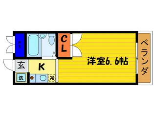GLOBAL M&S【2階】の間取り