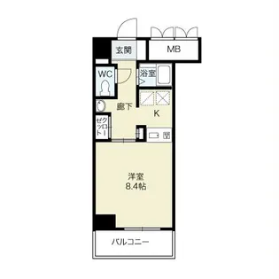 グランドハイツ末広311の間取り