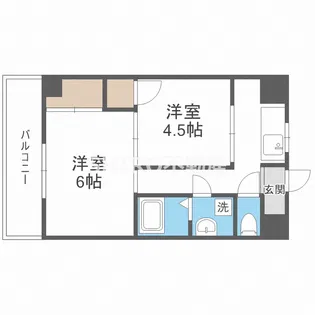 サンサーラビル南森町【3階】の間取り