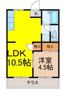 カーサフルカワ2【1階】の間取り