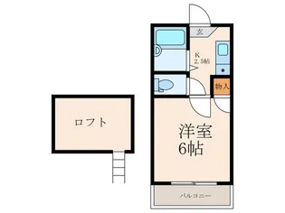 プライマリー到津の森【2階】の間取り