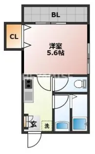 伊野ビル【6階】の間取り