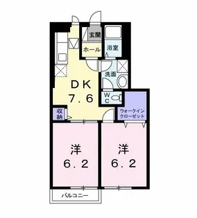 アヴェニール【1階】の間取り