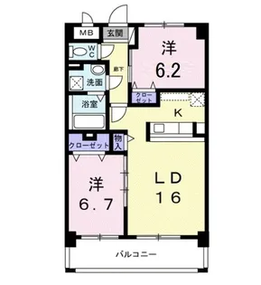 桜雲閣【3階】の間取り