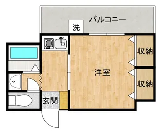 ロマネスク薬大前 通常プラン【4階】の間取り