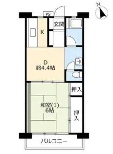UR村上【9階】の間取り